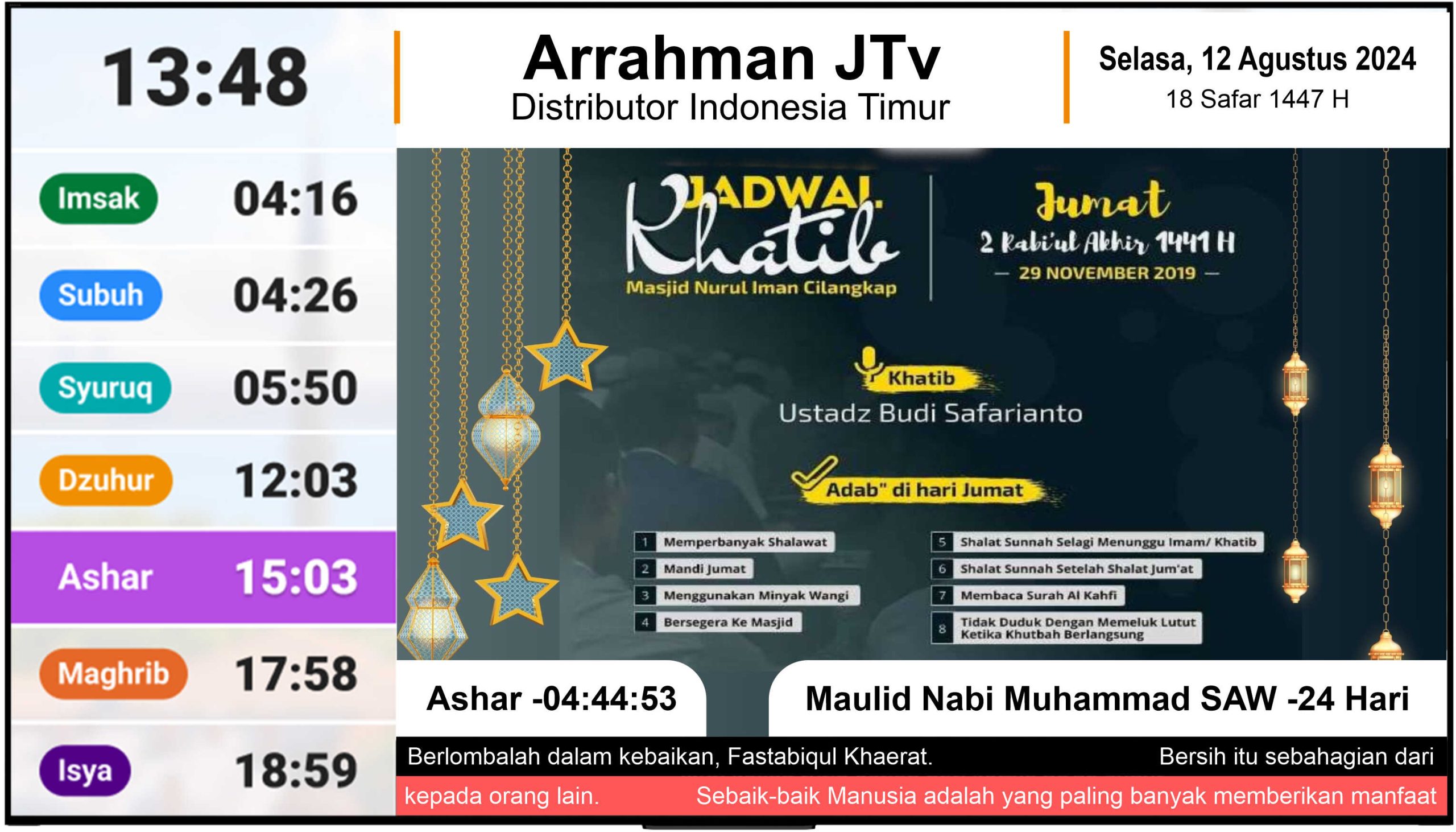 Info Jadwal Jum'at