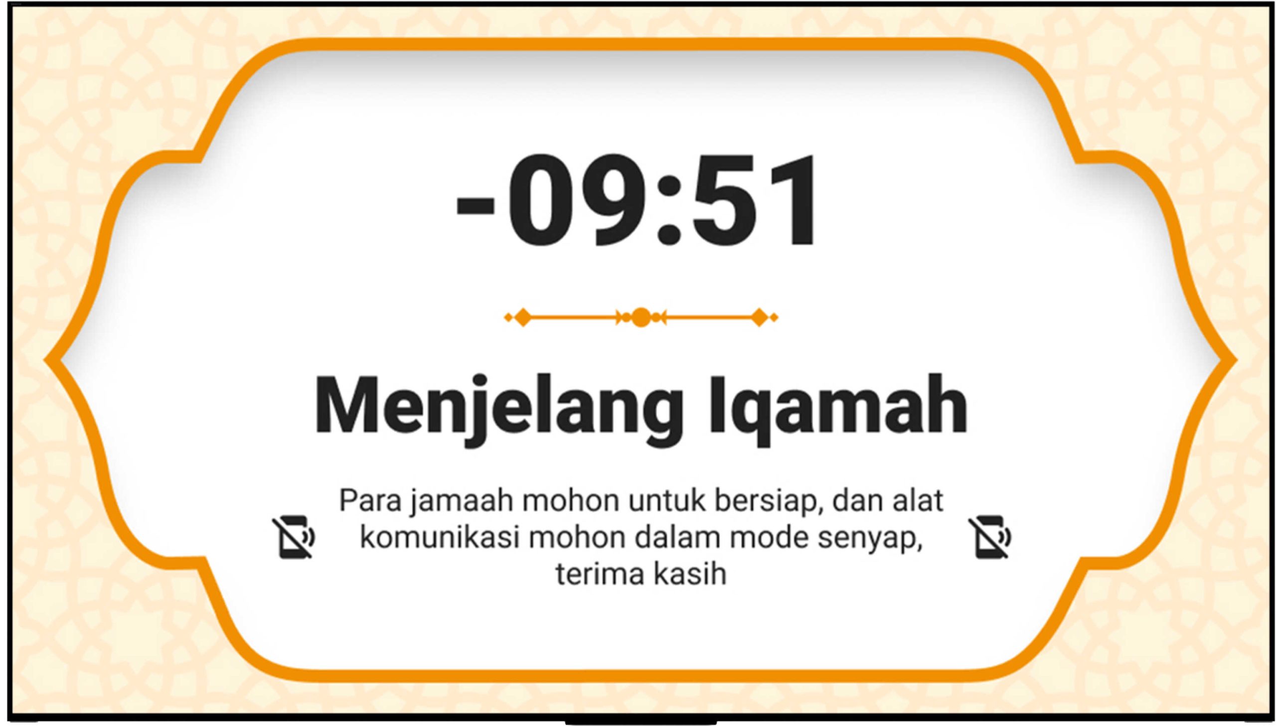 Waktu Tunggu Shalat & Pengingat Waktu Shalat Sunnah